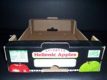 Χαρτοτελάρο διαστάσεων 50 x 30 x 9,3 plaform, κατάλληλο για πεντάκιλη συσκευασία μήλων.
